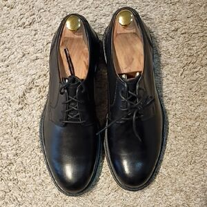 Johnston & Murphy Black Leather Oxfords